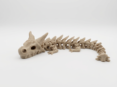 Articulated Skeleton Dragon - 3D Printed Fidget Toy and Desk Figure 4