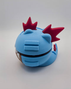 Feraligatr Pokeball Prop - 3D Printed Gamer Collectible 3