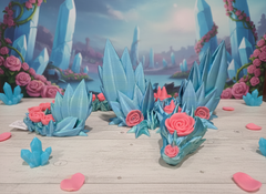 Rosewing Dragon - Articulated Crystal Fidget Toy - Blue 1