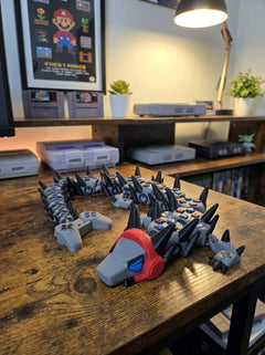 Articulated Gamer Dragon, Controller Themed Fidget Toy, Game Room Decor 3
