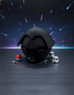 Darth Vader Pokeball - Star Wars Inspired 3D Printed Figurine, Geek Desk Decor 5