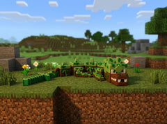 Small Articulated Minecraft Dragon - 3D Printed Pixel Art Fidget Toy 5