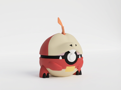 Fuecoco Poke Ball Figure - 3D Printed Video Game Replica 4
