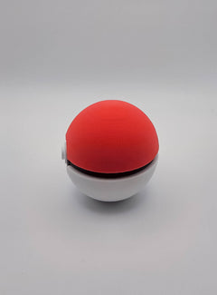 Pokeball Replica, 3D Printed Video Game Prop - 2.5 Inch 3