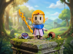 Zelda Figurine - 3D Printed Retro Gaming Merch, Hyrule Collectible 1