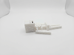 Minecraft Skeleton Keychain - Articulated 3D Printed Gamer Gift 5
