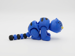 Articulated Pony Figure - Derpy Fan Art Fidget Toy - Amber Gold 5