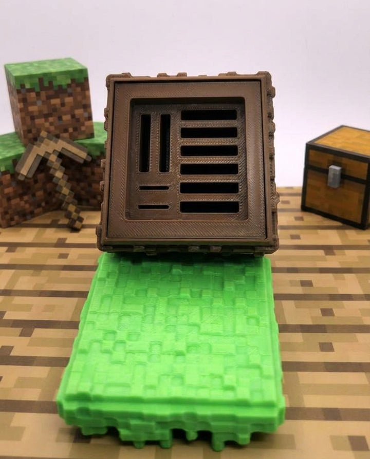 Minecraft Switch Game Holder, 3D Printed Cartridge Storage Organizer