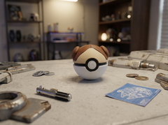 Princess Leia Pokeball - Sci-Fi Mashup, 3D Printed Desk Decor Collector Prop 2