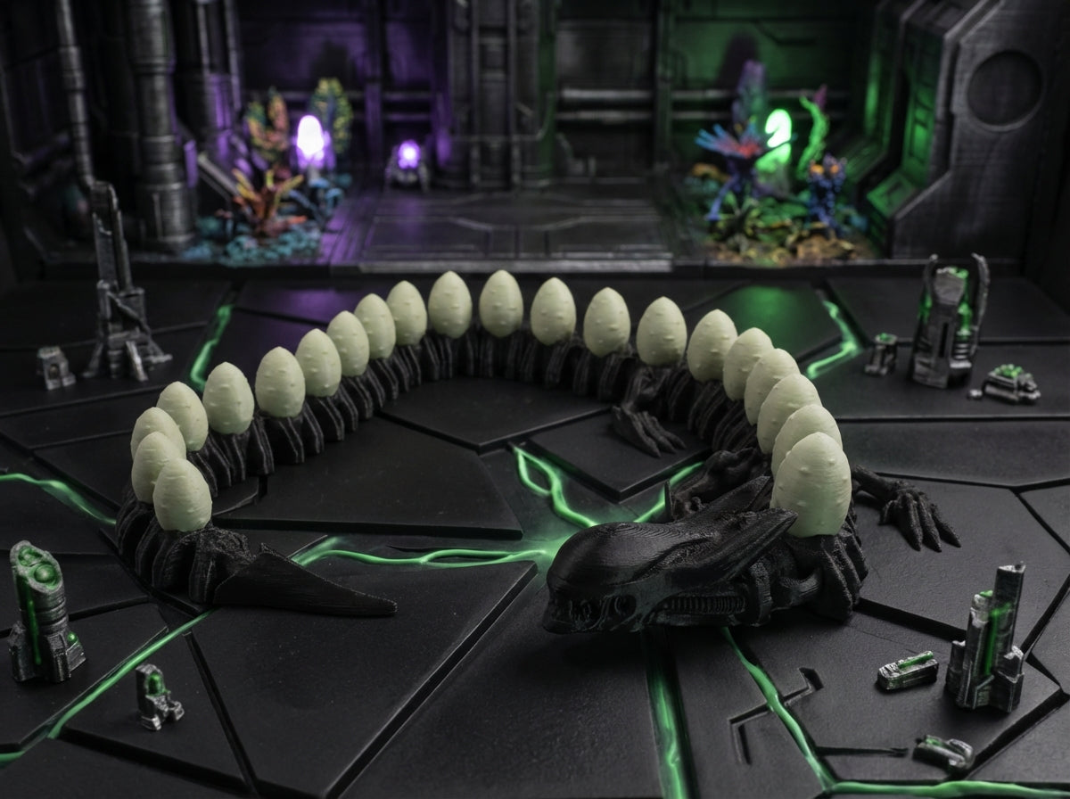Articulated Xenomorph Dragon - Sci-Fi Alien Figure, Fidget Desk Toy 1
