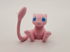 Mew Mini Figure - 3D Printed Pokemon Figurine, Geek Desk Decor 2