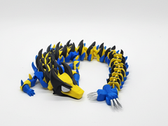 Wolverine Mutant Dragon, Articulated 3D Printed Figure 3