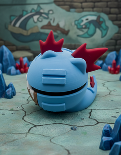 Feraligatr Pokeball Prop - 3D Printed Gamer Collectible 5