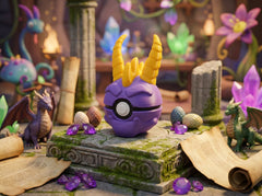 Spyro Themed Pokeball - 3D Printed Gaming Collectible 3