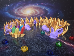 Thanos Dragon - Large Articulated 3D Printed Fidget Toy 1