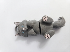Mini Flexi Maine Coon Cat - Articulated Fidget Toy, Gray 2
