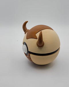 Appa Pokeball - Avatar Fan Art, 3D Printed Sky Bison Collectible 3