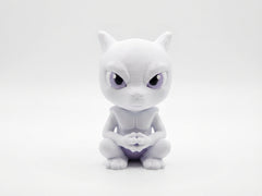 Mewtwo Figurine, 3D Printed Collectible Statue, Gamer Desk Decor 3