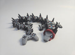 Articulated Gamer Dragon - Retro Fidget Desk Toy, Poseable Figure 3