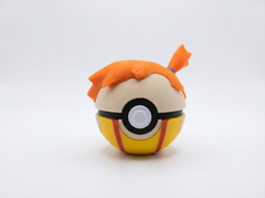 Misty Pokeball Replica, 3D Printed Figure, Gamer Desk Decor 2