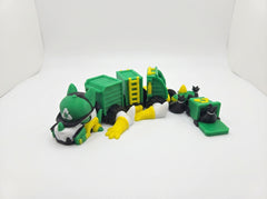 Garbage Truck Mini Dragon - Articulated Fidget Desk Toy 2