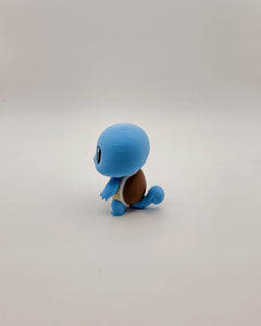 Squirtle Figurine - 3D Printed Collectible Water Starter Model 3