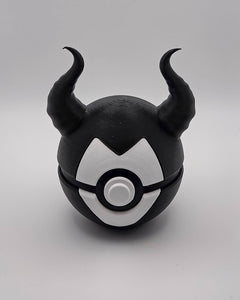 Maleficent Inspired Pokeball - 3D Printed Villain Collector Prop 2