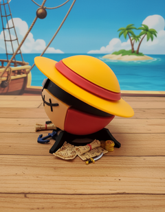 Monkey C. Luffy Pokeball - Anime Crossover Desk Figure 4