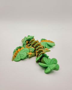 Clover Wyvern - Articulated St. Patrick's Day Dragon Fidget Toy 3