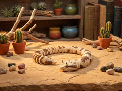 Articulated Horned Snake, 3D Printed Fidget Toy, Desert Viper Figure 2