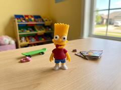 Flexi Bart Simpson Figurine - Articulated 3D Printed Desk Toy 1