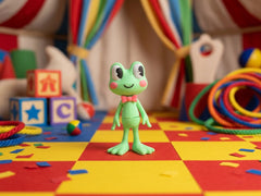 Ribbit Articulated Flexi Figurine - The Amazing Digital Circus 1
