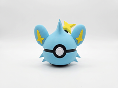 Shinx Pokeball - 3D Printed Pokemon Inspired Collectible Figure 3
