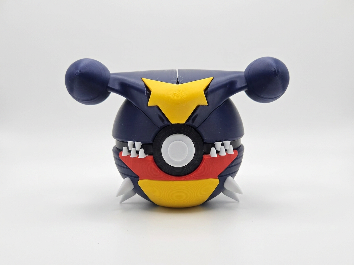 Garchomp Pokeball Replica - 3D Printed Non-Functional Display Prop 1